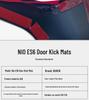 Nio ES6 Car Door Kick Mats - Carbon Fiber Texture Protective Stickers