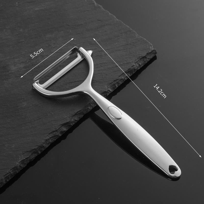 Stainless Steel Multi-Purpose Fruit & Vegetable Peeler with Zinc Alloy Slicer