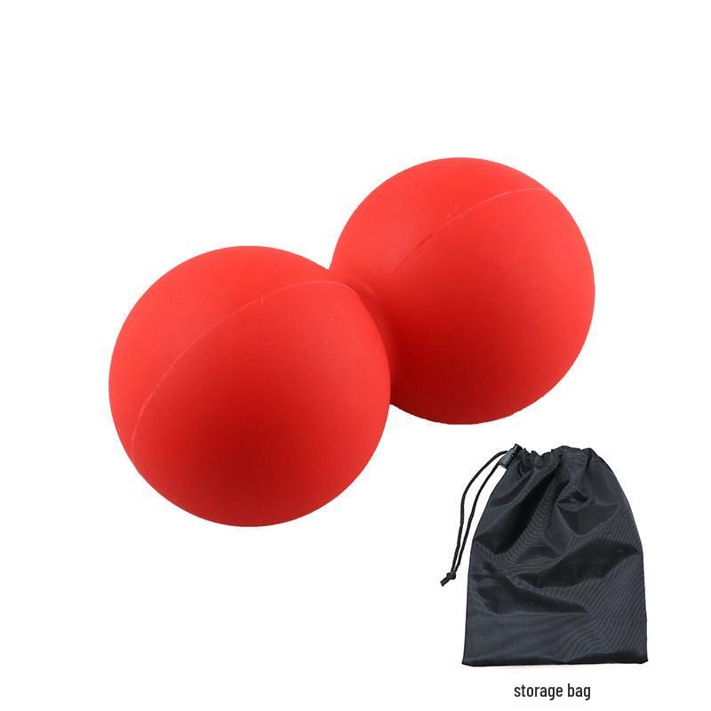 Silicone Muscle Relaxation Massage Ball - Solid Fitness & Training Peanut Ball for Foot Sole