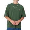 Carhartt WIP Solid Color Letter Print Crew Neck Pullover Straight Cut Short Sleeve T-Shirt Men Tops Green I033828-2JF-XX