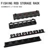 Wall-Mounted Fishing Rod Display Rack for Luya Rods and Nets