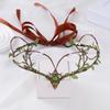 Blumenranken Elfenkrone Diadem Feen Kopfschmuck Feenelf Tiara Hallowmas Cosplay