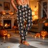 Men's Casual Pajama Pants with Pockets - Halloween Print
