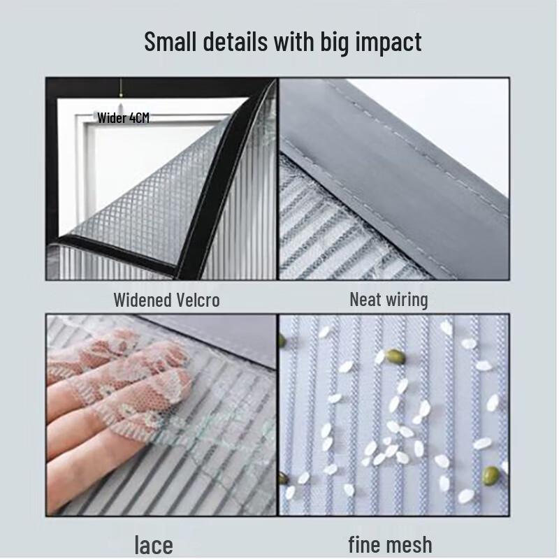 JINGRUIXIANG Magnetic Mosquito Screen Door Curtain