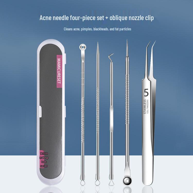 

Набор из 8 предметов для удаления черных точек и акне из нержавеющей стали