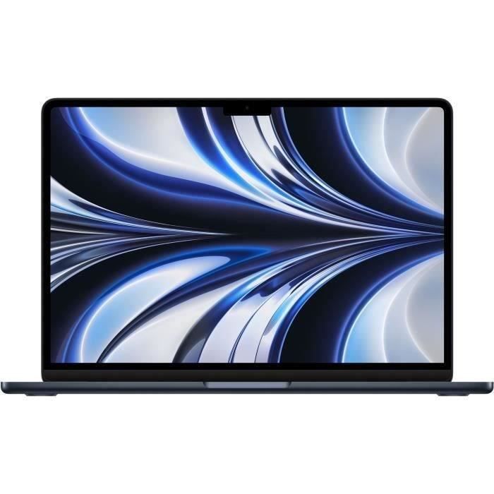 Apple - 13,6" MacBook Air M2 - RAM 8 GB - Úložiště 256 GB - Půlnoční - AZERTY - Zrepasovaný - Velmi dobrý stav