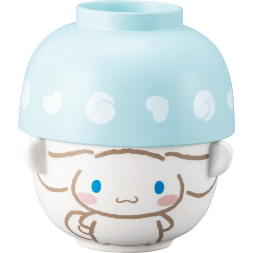 San Art Sanrio (SANRIO) Cinnamon Soup Bowl & Rice Bowl Set, Mini, Cinnamoroll, Sanrio Goods, Gift, Present, Made in Japan, SAN4213-2