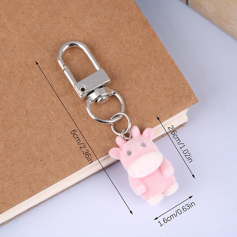 

3D милый плюшевый брелок в виде щенка, теленка, коалы, мультяшный брелок в виде собаки, брелок в виде животного, подвеска на рюкзак, подвески для автомобиля, сумка, декор, подарки Calf