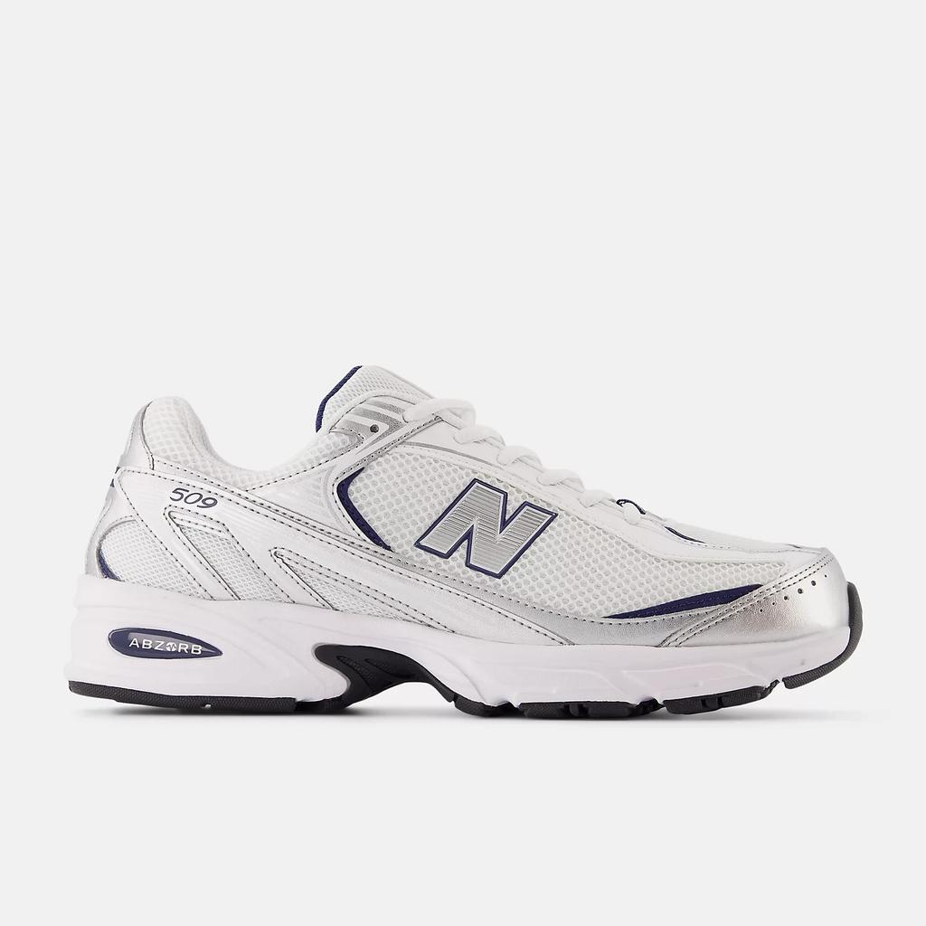 U509CD New Balance 509V1 White NB Navy Silver Metallic (Men's)