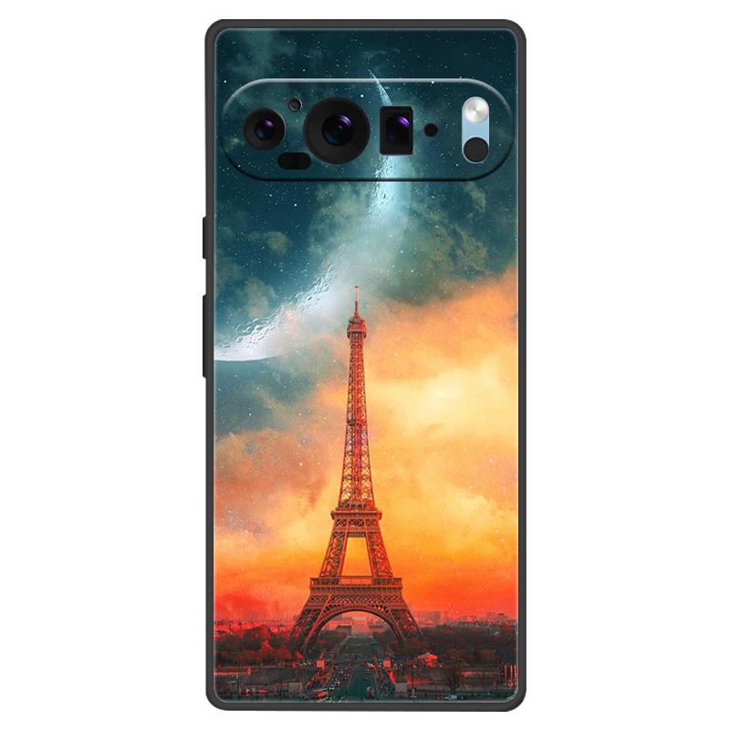 For Google Pixel 9 Pro XL Case Silicone Luxury Space Soft Bumper for Pixel 9 9Pro 9ProXL 5G Phone Cover TPU Funda Fashion Bag