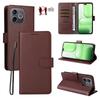 Case for 600 Lite 5G - Leather/PU, Brown, With Card Holder