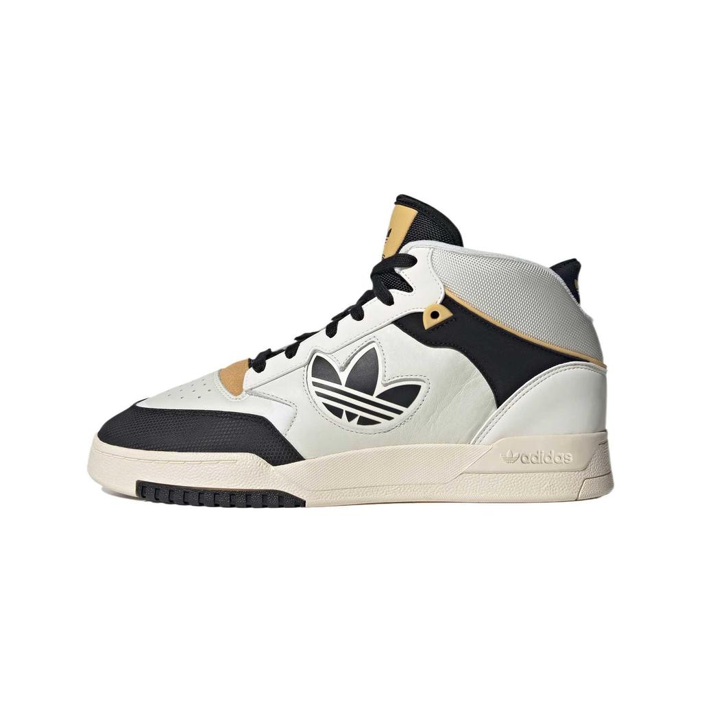 Adidas Originals Drop Step XL 2.0 Comfortable Shock Absorption Non-Slip Mid-Top Skate Shoes Unisex Skate Shoes Han-Jade-White JP9983