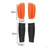 2 Pieces Soccer Shin Guards Calf Sleeves Kids Athlete Leg Pads Wrestling Breathable