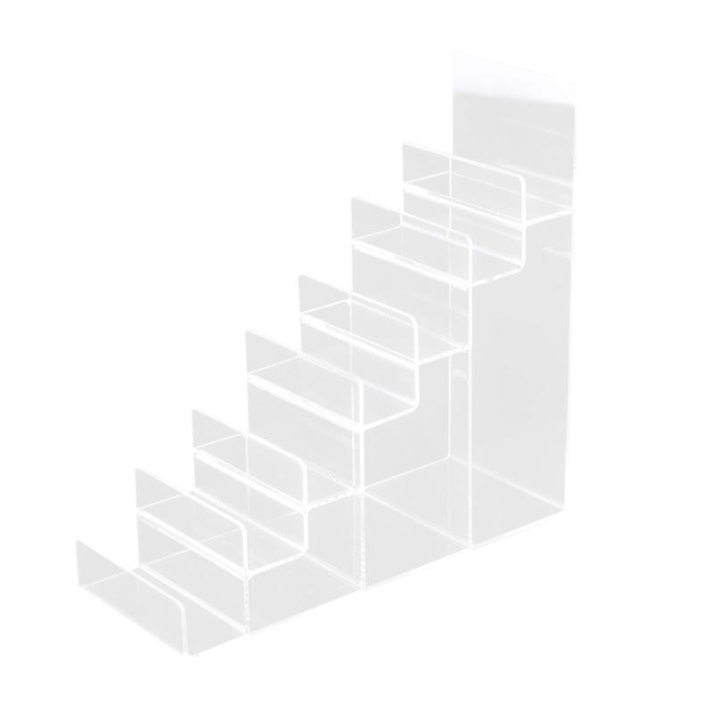 Tiered Acrylic  Shelf Visible Storage Solution For Accessories Home Shop Use Handbag Purse Display Shelf Rack
