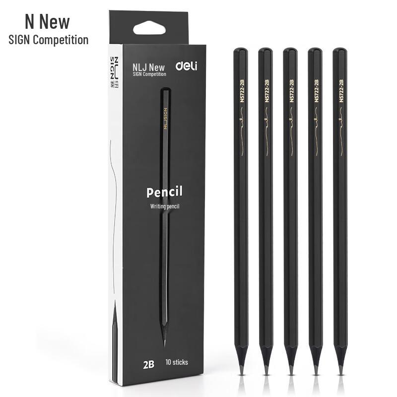 Deli Newstar NS722 Hexagonal Graphite Pencils