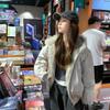 Winter new women's double-sided wool cotton clothes fashionable versatile hooded thin foreign cotton-padded coat