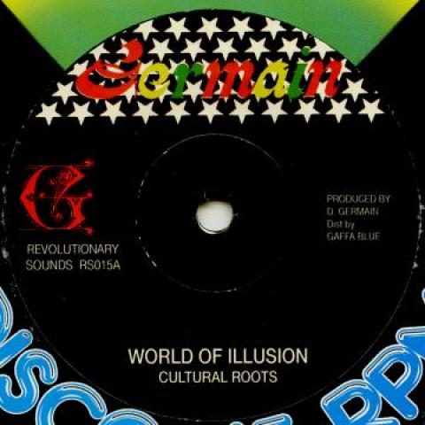 

7inch Record CULTURAL ROOTS - World Of Illusion Dub RS015 Germain UK 2017 Jamaica Reggae Ska Dub
