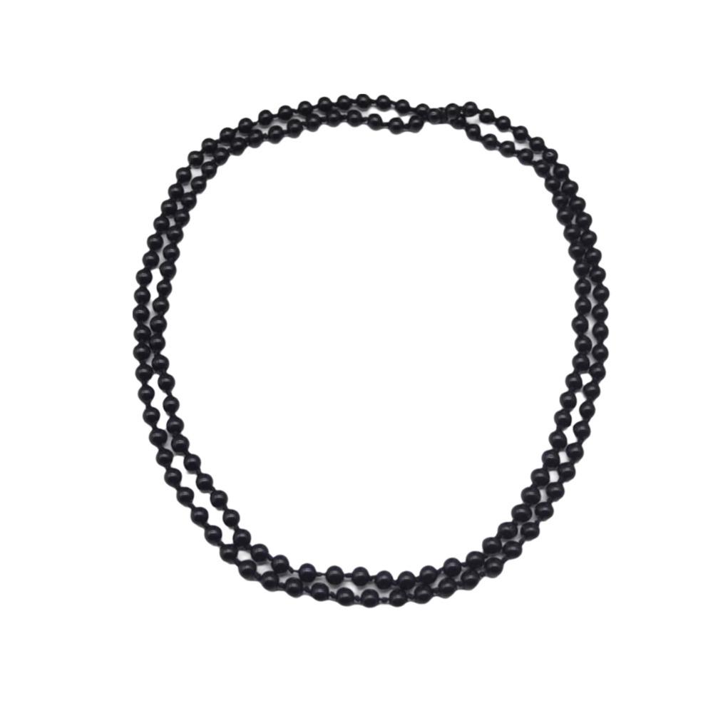 Retro Imitation Pearl Pearl Bead Necklace Fashion Jewelry Black Multi-Layered Necklace Minimalist Clavicle Chain Women Jewelry чёрный