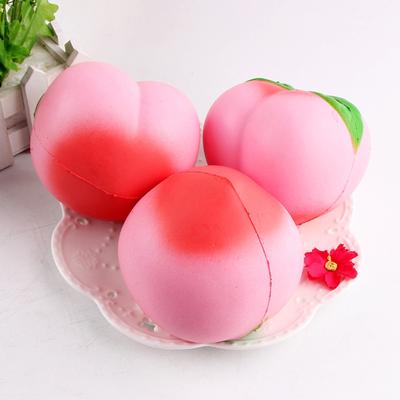 10CM Peach Squishy Slow Rising Jumbo Cute Sweet Cream Scented Bread Cake Kids Toy Xmas Gift