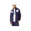 Puma Color Block Printed Stand Collar Zip Casual Sports Suit Men suits Black 583602-01