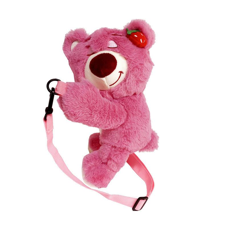Cartoon Lotso Cute Crossbody Bag Adorable Plush Toy Girls Child Accessory Fun