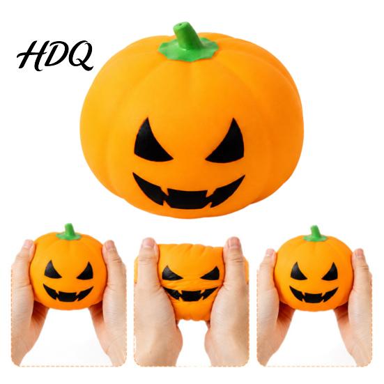 Stress Relief Gadget Halloween Cartoon Pumpkin Ball, Squeeze Toy for Relieve Anxiety, Creepy Sensory Fidget Toy, Party Favors Durable