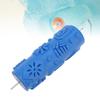 5 Inch Pattern Paint Roller Reusable Rubber Decorative Art Rollers for Wall Decoration Wooden Furnit
