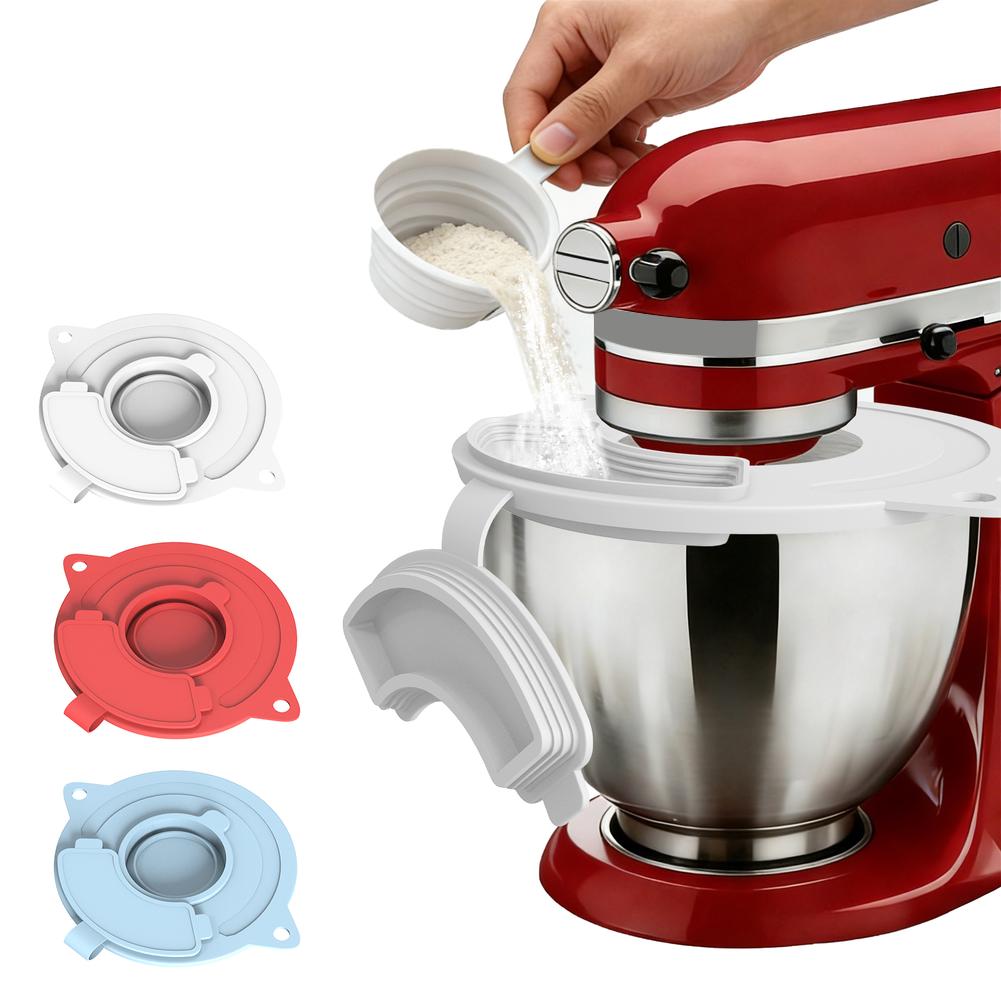 Silicone Anti-overflow Bowl Lid For Prevent Spills & Keep Ingredients Cover Mixer For 4.5-5 Quart Tilt-head Stand Mixers Parts