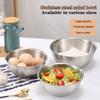 1Pc Stainless Steel Bowl Set With Scale For Cooking Baking Food Storage Large Capacity Mixing Bowls For Home Kitchen Essentials