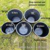 Large Handheld Rubber Bucket for Cement, Sand & Water, Thickened for Construction, Feeding, or Mud Tasks