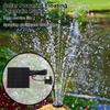 Solar Fountain Pump Water Fountain Garden Decoration Mini Solar Powered Pump Floating Water Pump for Bird Bath Aquarium Garden