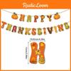 Festival Fall Paper Banner With Letter Set Thanksgiving Party Decoration Scene