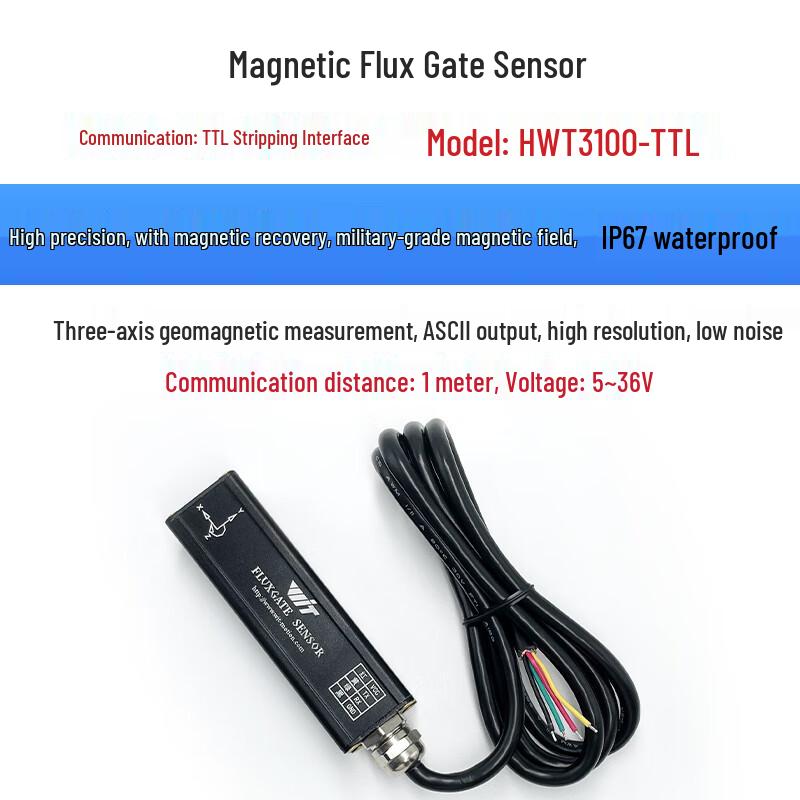 HWT3100-TTL 3-осевой электронный компас Геомагнитный датчик