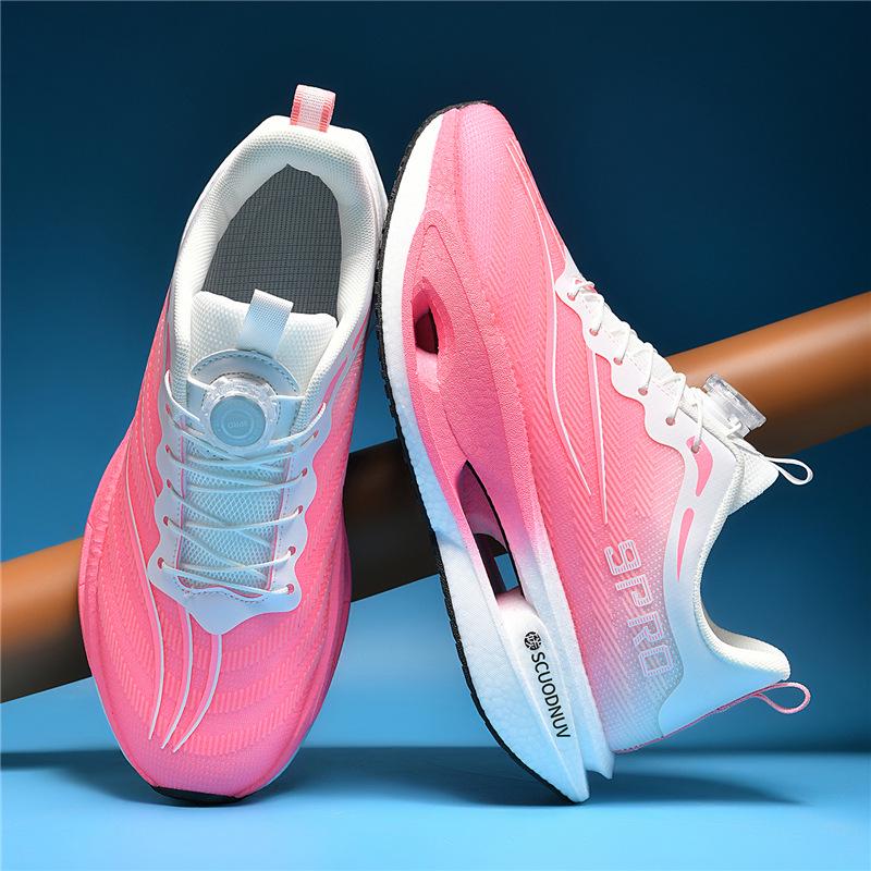 Ultra-Light Boys' Racing Shoes with Carbon Plate - Breathable, Shock-Absorbing Running Sneakers for Kids