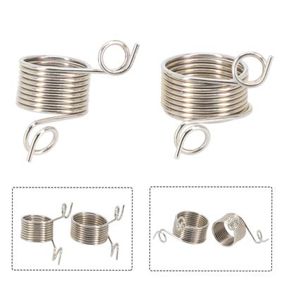 2pcs Ring Type Knitting Tools Finger Wear Thimble Yarn Spring Guides Knitting Loop Ring Webbing Sewing Accessories