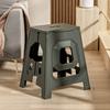 Portable Folding Stool 42cm Seat Height Heavy Duty Plastic Camping Chair Outdoor Garden Home Compact Storage