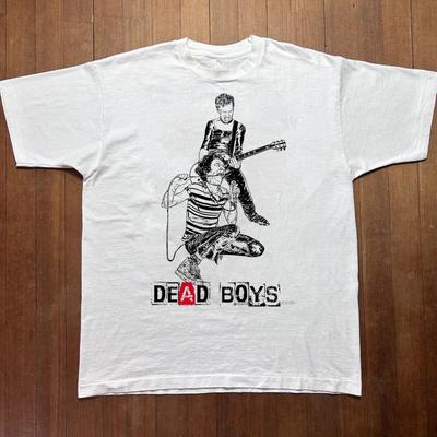 New Popular Dead Boys Band White T Shirt Cotton Full Size