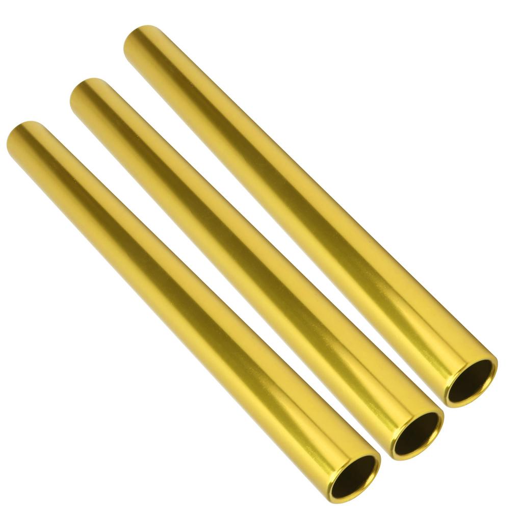 3 Stück Aluminiumlegierung Galvanisierung Staffelstäbe Leichtathletik Sprint Wettkampfstäbe