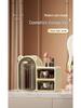 High-End Rotating Makeup and Skincare Organizer with Dust-Proof Drawers