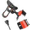 Black Smart Phones Holder Handlebar Mount Microphone Stand Cell Phone Holder  For Smart Phones Mic