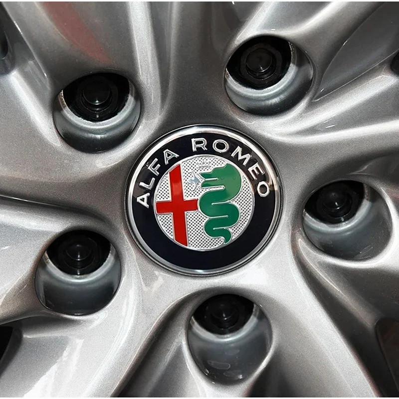 58mm Car Wheel Rims Hub Center Caps Cover for Alfa Romeo Logo Mto Giulia GT 159 147 156 166 Giulietta Stelvio Brera Aceessories