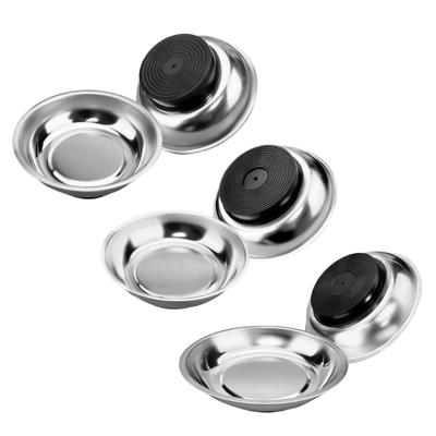 2pcs Stainless Steel Magnetic Tool Bowls 3 Inch 4 Inch 6Inch Hardware Storage Bowl Perfect for Organizing Small Hardware
