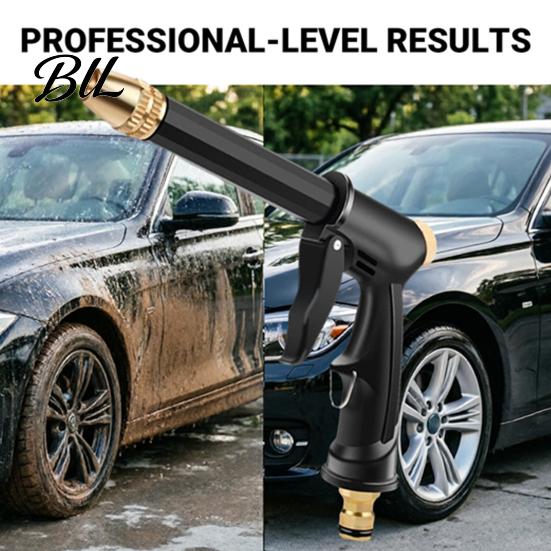 Car Wash Hose Nozzle Garden with Foam Cannon, Quick Connectors, Heavy Duty Plant Watering Nozzle, High Pressure for Washing Plants Cleaning Yard