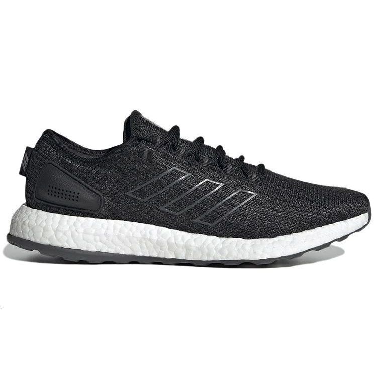 Adidas PureBoost Black White Unisex Sneakers Core-Black Dgh-Solid-Grey Grey-Four HP2622