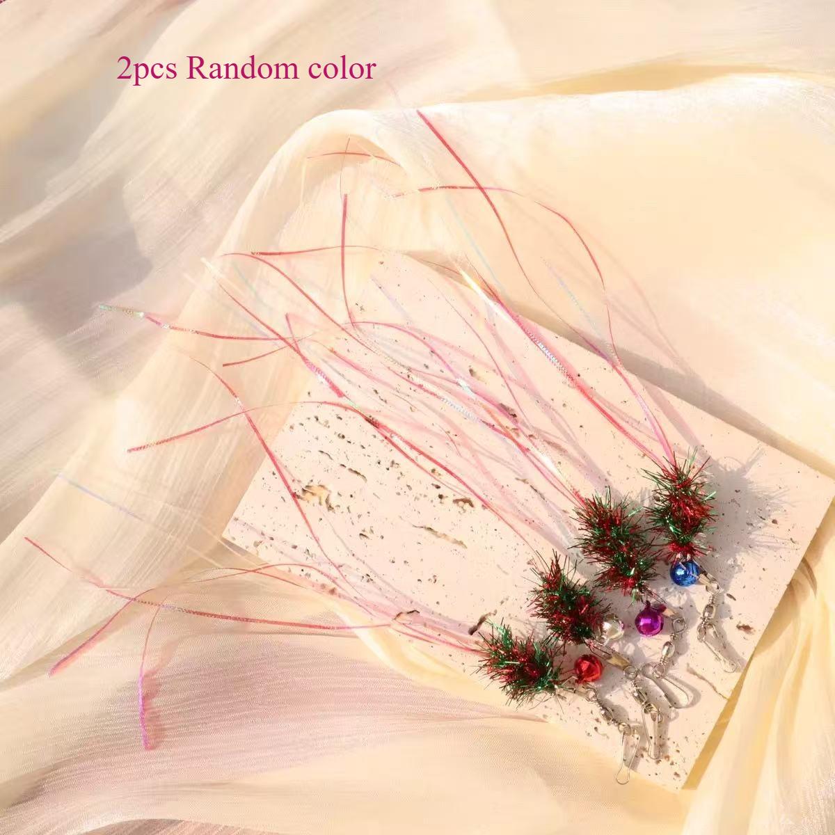 

3pcs/2pcs Random color Christmas Replace Head Shell With Cat Teaser Cat Toy Interactive Pet Toy