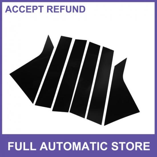 6pcs Car Pillar Window Trim Cover for Chevrolet Impala 2014-