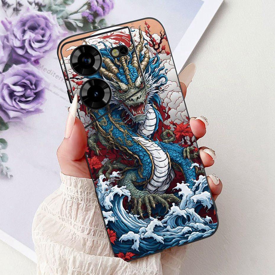 Fashion Painting Case For Tecno Pova 5 5Pro LH7n LH8n Soft Silicone TPU Phone Cases For Tecno Pova 5 Pro Pova5 Covers Bumpers