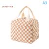 1Pieces Corduroy Lunch Bag Thermal Insulation Lunch Box Storage Handbag Multifunctional Kids School Cooler Bag Outdoor Tableware