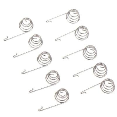 Metal Hook End Spring Set for Wireless Controller Repair, 10 Count for Button Response, Internal Service, Spare Supply, and Refit Work