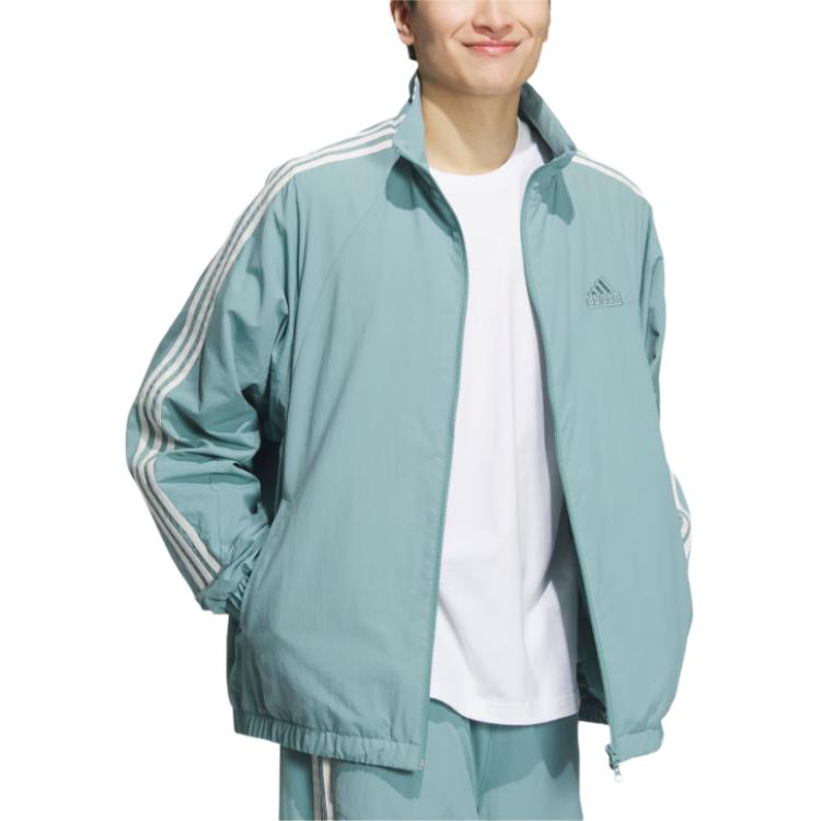 Adidas 3 Stripes Jacket Unisex Cyan JI6648